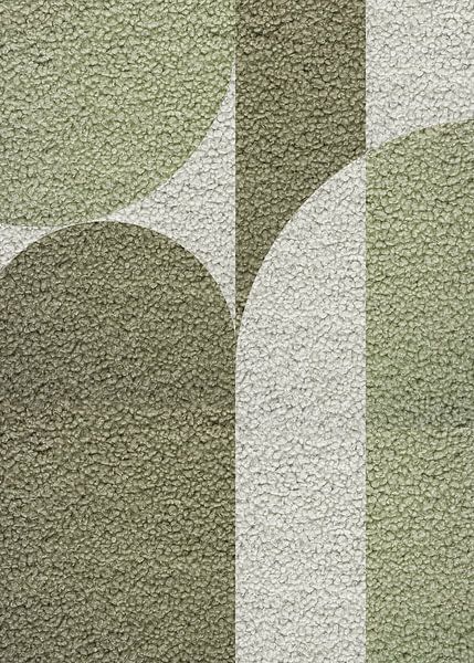 TW Living - Abstract Teddy art KARL green von TW living