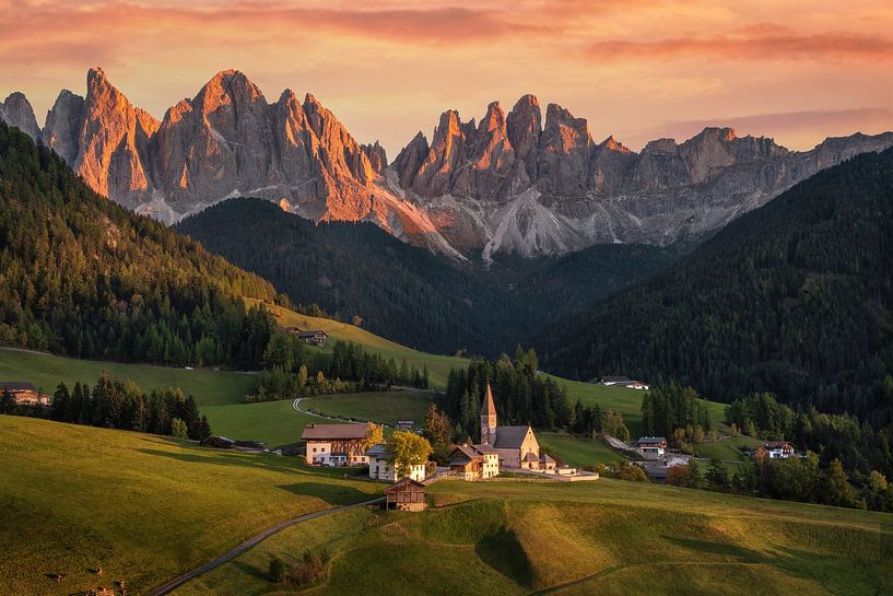 Une idylle dans les Dolomites par Martin Podt