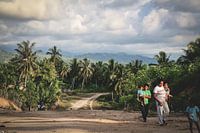 Landschap in Sulawesi, Indonesië.