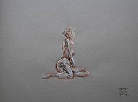 Seated twisted pose