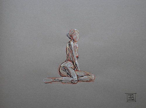 Zittende gedraaide pose