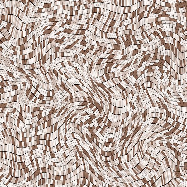 Swirly Mosaic van Jörg Hausmann