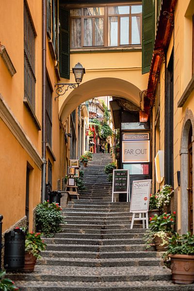 Bellagio, schöne Treppe für den Garten :) von Willem Woudenberg / Photobywim