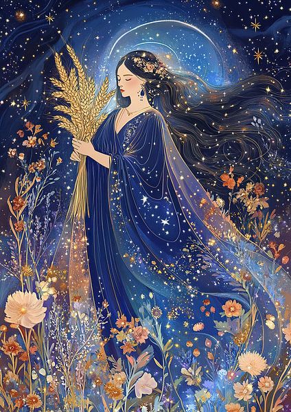 Constellation of Virgo "Star Pioneers: The sign of Virgo" by Niklas Maximilian