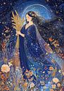 Constellation of Virgo "Star Pioneers: The sign of Virgo" by Niklas Maximilian thumbnail
