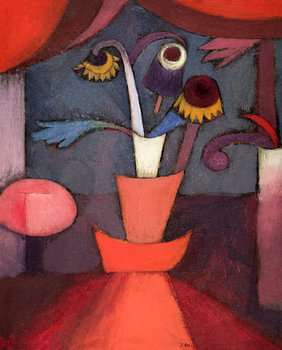 Autumn Flower (1922) door Paul Klee
