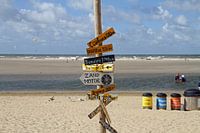 Beach signage