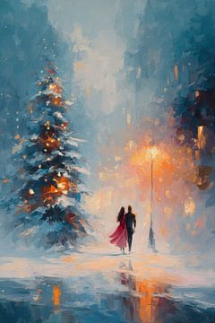 Winterwandeling tijdens kerst no.5 van Studio BB