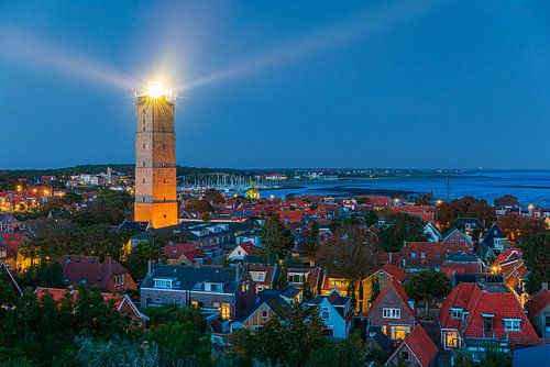 Zonsondergang bij de Brandaris, Terschelling