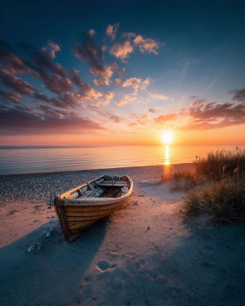 Goldene Stunde erwacht von fernlichtsicht