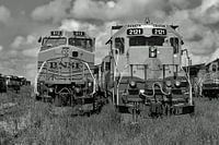 Train locomotives Santa Fe