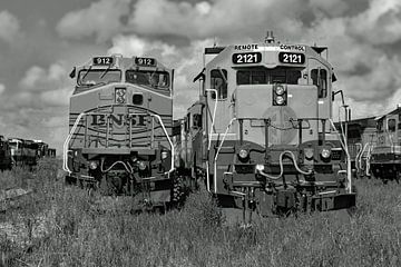 Locomotives de train Santa Fe sur Willem van Holten