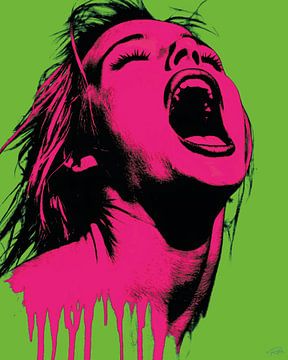 Neon scream van byRenzo