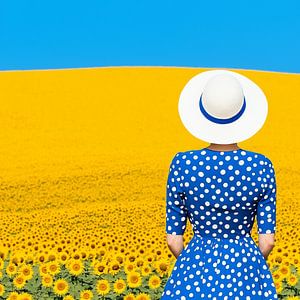 Gelbe Naturlandschaft Sonnenblumen