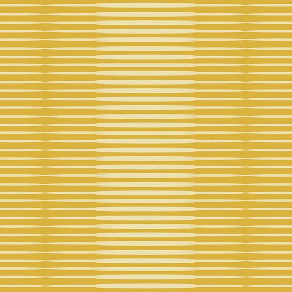 Japanische Kunst in Gold Gelb von Mad Dog Art