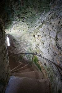 Trap in de ruine Hastings Engeland