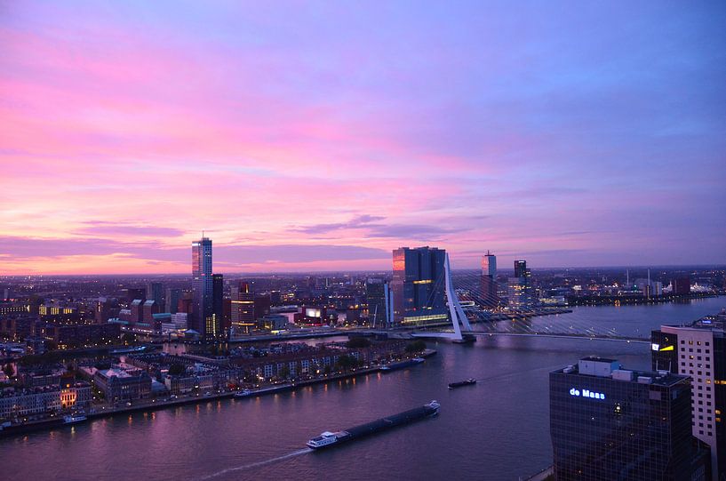 Rotterdam au petit matin par Marcel van Duinen