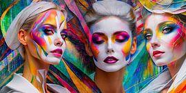 de kleurrijke zusters van Rob 't Hoen