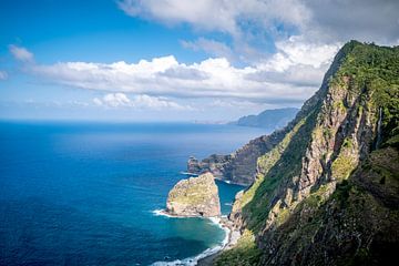 Kustlijn van Madeira tijdens een mooie zomerdag van Sjoerd van der Wal