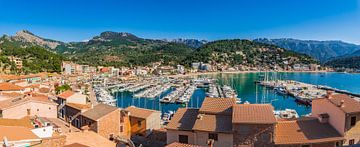 Port de Soller Mallorca eiland, mooie jachthaven van Alex Winter