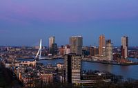 Panorama-Rotterdam-Sonnenuntergang von Daan Kloeg Miniaturansicht