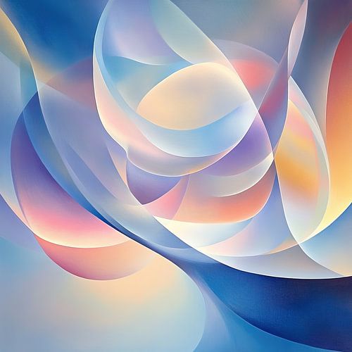 Vagues | Formes fluides pastel