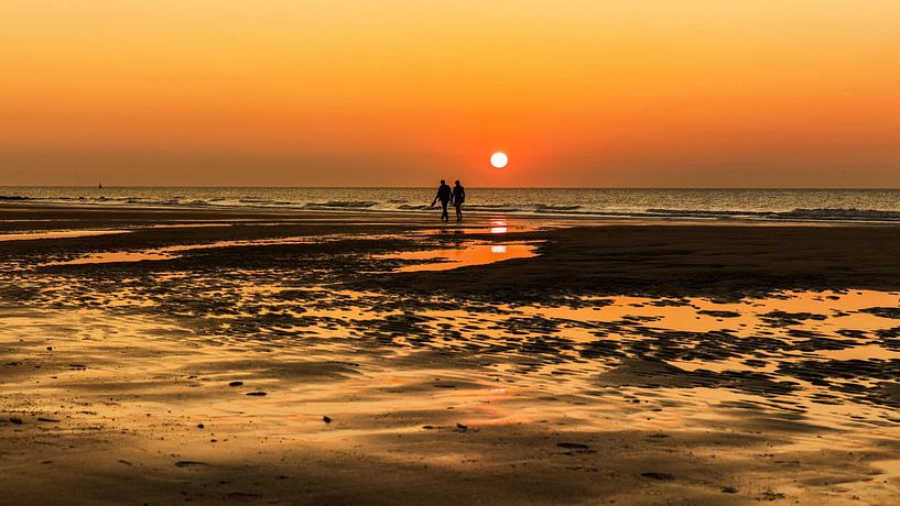 Promenade sur la plage par Rob Boon
