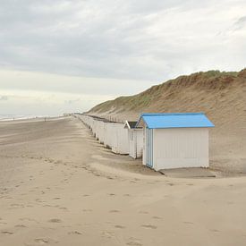 Strandhäuser auf Texel von Denise van Gerven