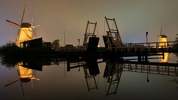 Kinderdijk by night