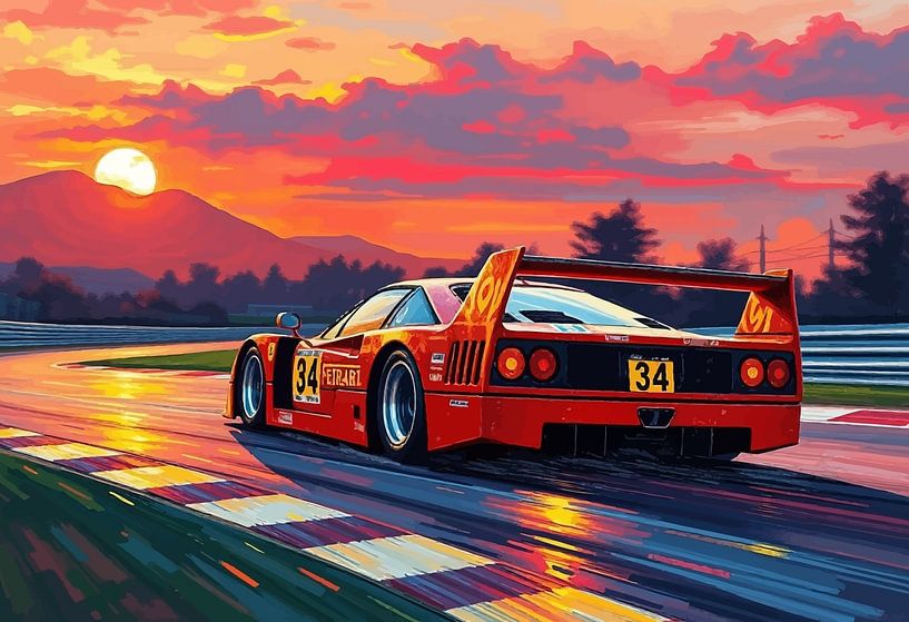 Ferrari F40 LM – Power Unleashed by MIROKKU