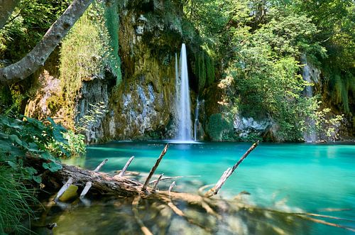 Paradijselijke waterval in Kroatië van Tim Wong