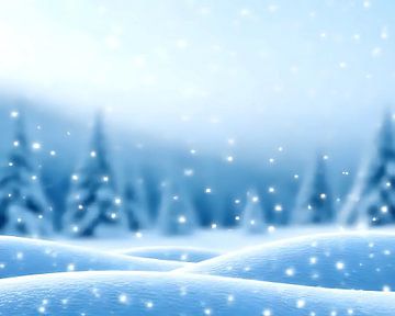 Poésie floue hivernale