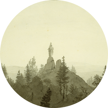 Madonnabeeld in de bergen, Caspar David Friedrich