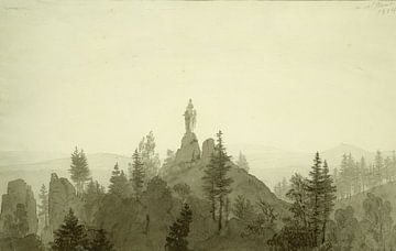 Madonnabeeld in de bergen, Caspar David Friedrich
