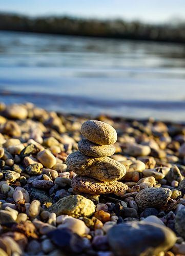 Zen pile of stones