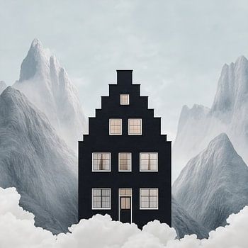 Kanalhaus in den Bergen