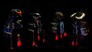 Memories of Samurai Black Armour Collage