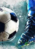 Football player sport watercolor #football