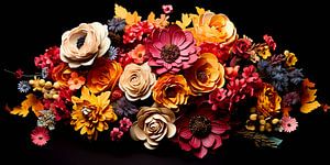Floral Radiance - Blüte der Farbe und Textur