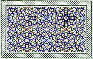 Marokkanische Mosaik-Wandplatte III