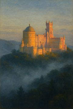 Dromerige sereniteit in Sintra - Het paleis in de mist