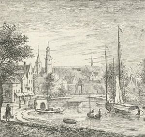 Anthonij van der Haer, Außerhalb des Tolsteeg-Tors in Utrecht, ca. 1745 - 1785 von Atelier Liesjes