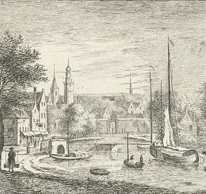 Anthonij van der Haer, Außerhalb des Tolsteeg-Tors in Utrecht, ca. 1745 - 1785