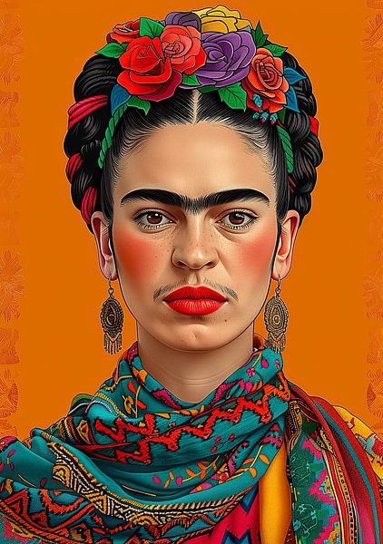 Frida Poster - Frida impression d'art par Niklas Maximilian