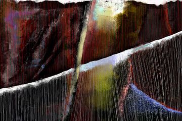 Inner Forest - abstracte kunst van Nelson Guerreiro