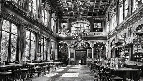 Lost Places koffiebar met twee verdiepingen