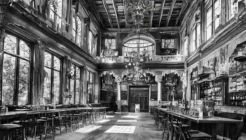 Lost Places coffee bar with two floors by Mustafa Kurnaz