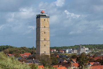 The historic Brandaris lighthouse on the Wadden island of Terschelling in the north of the Netherlan by Tonko Oosterink