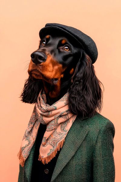 Gordon Setter von Poster Art Shop