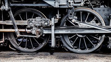 Wheels steam locomotive